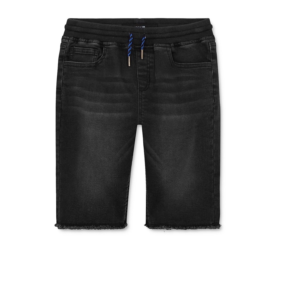 Boys cotton blend jogger shorts size M